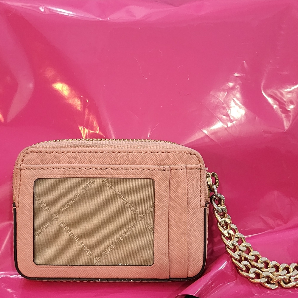 Michael Kors Primrose Pink Wristlet Measures 4.5 × 3 - Picture 3 of 5